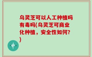 乌灵芝可以人工种植吗有毒吗(乌灵芝可商业化种植，安全性如何？)
