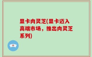 显卡肉灵芝(显卡迈入高端市场，推出肉灵芝系列)