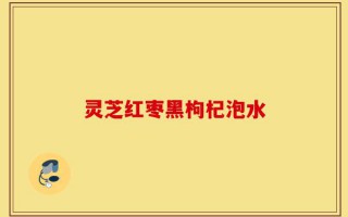 灵芝红枣黑枸杞泡水