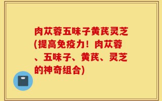 肉苁蓉五味子黄芪灵芝(提高免疫力！肉苁蓉、五味子、黄芪、灵芝的神奇组合)