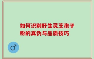 如何识别野生灵芝孢子粉的真伪与品质技巧