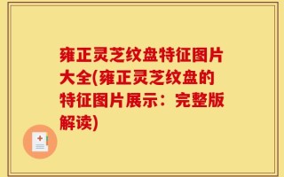雍正灵芝纹盘特征图片大全(雍正灵芝纹盘的特征图片展示：完整版解读)
