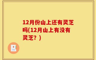 12月份山上还有灵芝吗(12月山上有没有灵芝？)