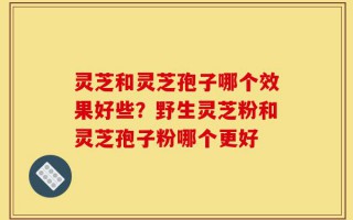 灵芝和灵芝孢子哪个效果好些？野生灵芝粉和灵芝孢子粉哪个更好