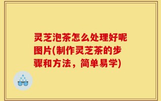 灵芝泡茶怎么处理好呢图片(制作灵芝茶的步骤和方法，简单易学)