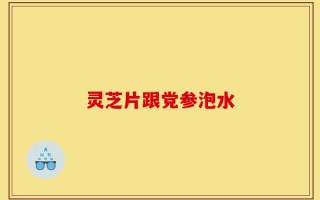 灵芝片跟党参泡水