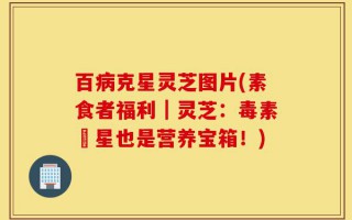 百病克星灵芝图片(素食者福利｜灵芝：毒素剋星也是营养宝箱！)