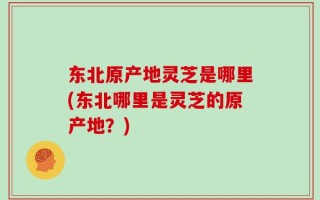 东北原产地灵芝是哪里(东北哪里是灵芝的原产地？)