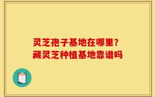 灵芝孢子基地在哪里？藏灵芝种植基地靠谱吗