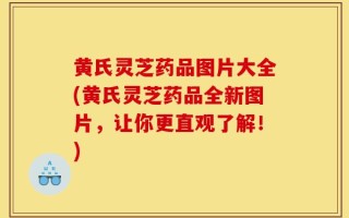 黄氏灵芝药品图片大全(黄氏灵芝药品全新图片，让你更直观了解！)