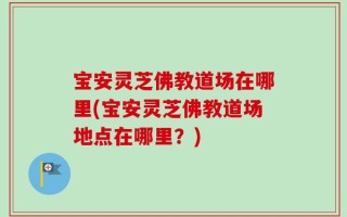 宝安灵芝佛教道场在哪里(宝安灵芝佛教道场地点在哪里？)