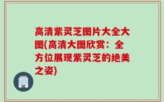 高清紫灵芝图片大全大图(高清大图欣赏：全方位展现紫灵芝的绝美之姿)