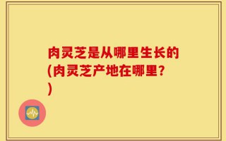 肉灵芝是从哪里生长的(肉灵芝产地在哪里？)