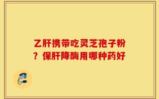 乙肝携带吃灵芝孢子粉？保肝降酶用哪种药好