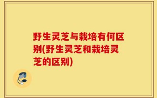 野生灵芝与栽培有何区别(野生灵芝和栽培灵芝的区别)