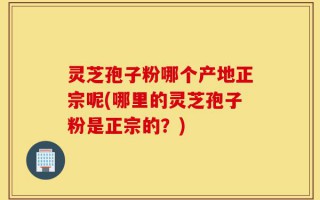 灵芝孢子粉哪个产地正宗呢(哪里的灵芝孢子粉是正宗的？)
