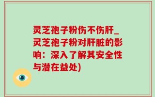 灵芝孢子粉伤不伤肝_灵芝孢子粉对肝脏的影响：深入了解其安全性与潜在益处)