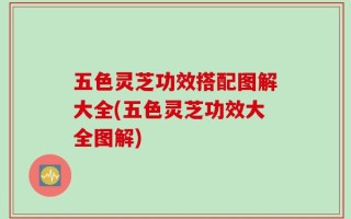 五色灵芝功效搭配图解大全(五色灵芝功效大全图解)