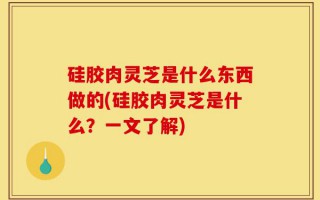 硅胶肉灵芝是什么东西做的(硅胶肉灵芝是什么？一文了解)