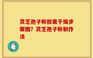灵芝孢子粉胶囊干燥步骤图？灵芝孢子粉制作法