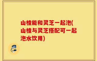 山楂能和灵芝一起泡(山楂与灵芝搭配可一起泡水饮用)