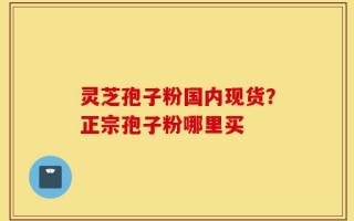 灵芝孢子粉国内现货？正宗孢子粉哪里买