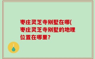枣庄灵芝寺别墅在哪(枣庄灵芝寺别墅的地理位置在哪里？