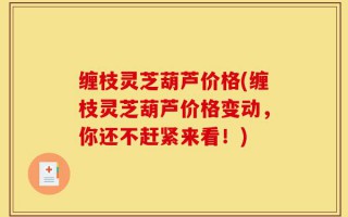 缠枝灵芝葫芦价格(缠枝灵芝葫芦价格变动，你还不赶紧来看！)