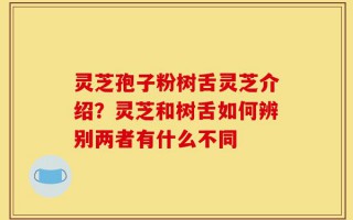 灵芝孢子粉树舌灵芝介绍？灵芝和树舌如何辨别两者有什么不同