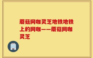 蘑菇网咖灵芝地铁地铁上的网咖——蘑菇网咖灵芝