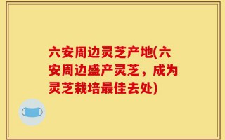 六安周边灵芝产地(六安周边盛产灵芝，成为灵芝栽培最佳去处)