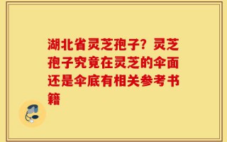 湖北省灵芝孢子？灵芝孢子究竟在灵芝的伞面还是伞底有相关参考书籍