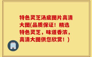 特色灵芝汤底图片高清大图(品质保证！精选特色灵芝，味道香浓，高清大图供您欣赏！)