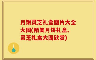 月饼灵芝礼盒图片大全大图(精美月饼礼盒、灵芝礼盒大图欣赏)