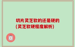 切片灵芝软的还是硬的(灵芝软硬程度解析)