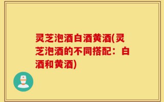 灵芝泡酒白酒黄酒(灵芝泡酒的不同搭配：白酒和黄酒)