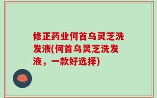 修正药业何首乌灵芝洗发液(何首乌灵芝洗发液，一款好选择)