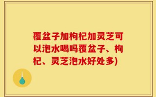 覆盆子加枸杞加灵芝可以泡水喝吗覆盆子、枸杞、灵芝泡水好处多)