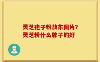 灵芝孢子粉敖东图片？灵芝粉什么牌子的好