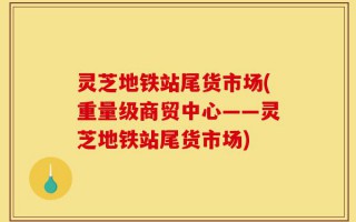 灵芝地铁站尾货市场(重量级商贸中心——灵芝地铁站尾货市场)