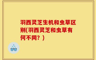 羽西灵芝生机和虫草区别(羽西灵芝和虫草有何不同？)