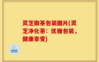灵芝做茶包装图片(灵芝净化茶：优雅包装，健康享受)