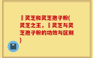 艼灵芝和灵芝孢子粉(灵芝之王，艼灵芝与灵芝孢子粉的功效与区别)
