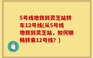 5号线地铁到灵芝站转车12号线(从5号线地铁到灵芝站，如何顺畅转乘12号线？)