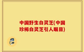 中国野生白灵芝(中国珍稀白灵芝引人瞩目)