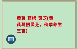 黄芪 葛根 灵芝(黄芪葛根灵芝，秋季养生三宝)