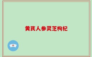 黄芪人参灵芝枸杞
