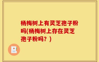 杨梅树上有灵芝孢子粉吗(杨梅树上存在灵芝孢子粉吗？)