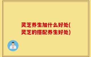 灵芝养生加什么好处(灵芝的搭配养生好处)