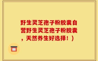 野生灵芝孢子粉胶囊自营野生灵芝孢子粉胶囊，天然养生好选择！)